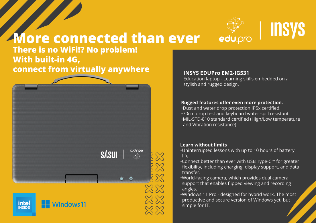 More connected than ever | INSYS EDUPro EM2-IG531